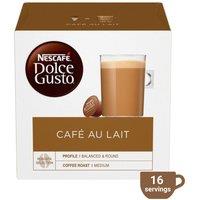 Nescafe Dolce Gusto Coffee Pods Cafe Au Lait in Brown