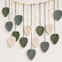 PAWNORA Boho Macrame Tapestry Home Decor in Beige