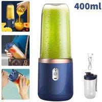 PAWNORA 400ml Electric Juice Maker Portable blue