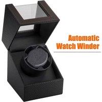 PAWNORA Watch Winder Display Box Rotator in Black