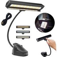 PAWNORA Rechargeable Music Stand Light in Black