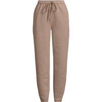 Lands' End Women's Serious Sweats Joggers in Light Brown | Size: XL