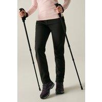 Regatta Women's Fenton Relaxed Water Repellent Trousers in Black | Size: 14