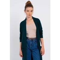 Kettlewell Women's Seraphina Longline Cardigan in Dark Green | Size: 12