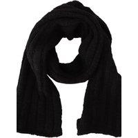 Dolce & Gabbana Women's Dolce Gabbana Cable Knit Wool Scarf in Black