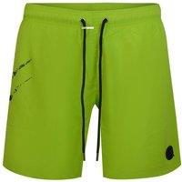 Plein Sport Men's Long Swimming Shorts in Lime | Size: Medium