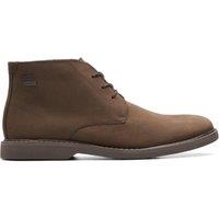 Clarks Men's Atticus LT Hi GORE-TEX Dark Brown Nubuck Ankle Boots, Lace Up | Size: 6.5-Standard Fit