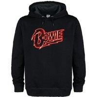 Amplified Men's Neon Sign David Bowie Hoodie in Black | Size: Medium
