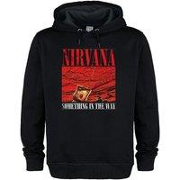 Amplified Men's Something In The Way Nirvana Hoodie in Black | Size: Medium