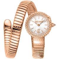 Just Cavalli Women's Rose Gold Snake 316L Stainless Steel Watch