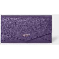 OSPREY LONDON Women's The Core Medium Leather Matinee Purse in Purple