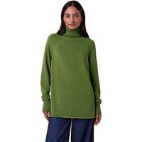 Celtic & Co Women's Supersoft Turtle Neck Sweater in Green | Size: Medium
