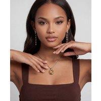 Elk & Bloom Women's Twotone 14K Gold Karma Drop Pendant Necklace