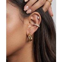 Elk & Bloom Women's Dainty 14K Gold Solitaire Tennis Studs