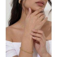 Elk & Bloom Women's Twisted Rope Chain 14K Gold Bracelet