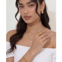 Elk & Bloom Women's Chunky Double Dome 14K Gold Ring