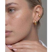 Elk & Bloom Women's 14k Gold Huggie Hoop Ear Cuff
