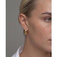 Elk & Bloom Women's Small Chubby 14K Gold Teardrop Drop Studs