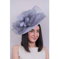 PEACH ACCESSORIES Women's Ethereal Aviary Large Stunning Fascinator in Grey