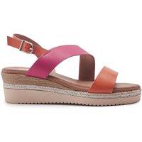 Moda In Pelle Women's 'Joani' Porvair Wedge Sandals | Size: 4