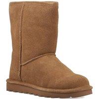 Bearpaw Women's Elle Short Boot in Brown | Size: 3