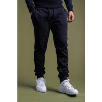 French Connection Men's Cotton Blend Joggers in Navy | Size: Large