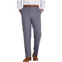 Chums Men's Comfort Fit Formal Elasticated Trousers with Stretch Waist in Grey | Size: 44XL