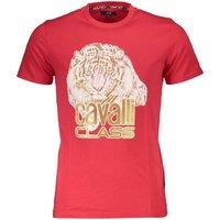 Cavalli Class Men's Tiger Graphic Tee in Coral | Size: XL