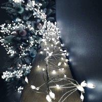 Samuel Alexander 860 LEDs Multi Action Ultra Bright Garland Silver Wire White