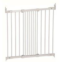 Safetots Diagonal Flexi Fit Gate in White | Size: 67 cm - 105.5 cm