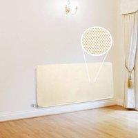 Safetots Dual Fabric Premium Radiator Cover in Off-White | Size: 70 cm x 100 cm