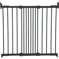 Safetots Diagonal Flexi Fit Gate in Black | Size: 69 cm - 105 cm