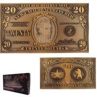 Fallout New Vegas Limited Edition Replica NCR $20 Metal Bill in Bronze