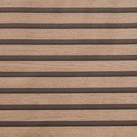 NESTLUNE Orange 10m 3D Wood Grain Panel Effect Wallpaper Self Adhesive | Size: 100 cm x 15 cm