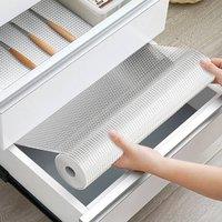 FLAVORA clear 55x500cm Non-Slip Draw Mat Shelf Liner Cabinet Storage Pad | Size: 10000mm x 520mm