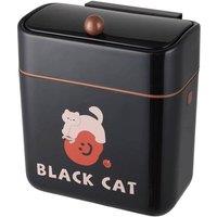 PAWNORA Hanging Trash Can Waste Bin Black