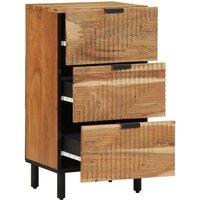 Berkfield Home Sideboard 40x33x75 cm Solid Wood Acacia in Brown | Size: 40 x 33 x 75 cm