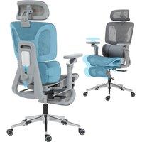 Rolipo Ergonomic High Back Mesh Office Chair in Grey