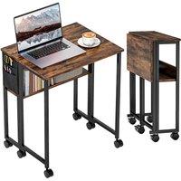 Rolipo 63cm Drop Leaf Writing Desk in Brown