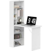 Rolipo Three-Part Desk With Storage & Writing Board in White