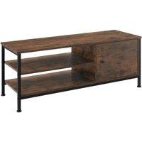tectake Tv Stand Durban in Brown | Size: 110 cm