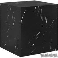 tectake Coffee Table Lasley 45 X 45 X 50 Cm - Black Marble Look