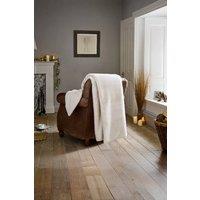 The Lyndon Company Ashford Supersoft Faux Fur Throw - 130 x 180cm Extra Warm Blanket in Ivory | Size: 130 cm x 180 cm