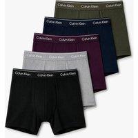 Calvin Klein Men's Boxer Brief 5-Pack Black / Harbor Mist / Dark Purple | Size: XL