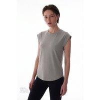 Penti Women's Women CURVY T-Shirt in Grey | Size: XS