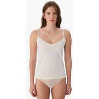 Penti Women's V-Neck Tank Top in Cream | Size: Medium