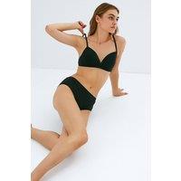 Penti Women's Cotton Fresh Basic Cover High Waist Briefs in Black | Size: Large