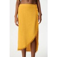 Penti Women's Women ARVEN Ruffled Skirt in Amber | Size: XS