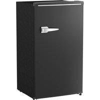 Rolipo Black Under Counter Fridge 85L with Chiller Box