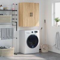 Berkfield Home Wall Mounted Cabinet Sonoma Oak 69.5x34x90 cm in Brown